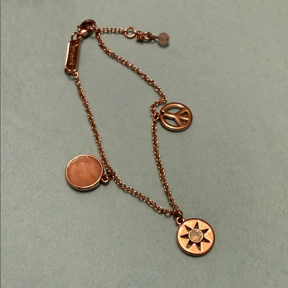 Pura Vida Rose Gold Charm Bracelet